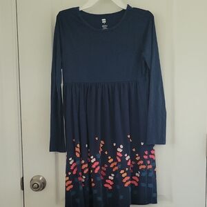 Tea Collection Blue Long Sleeve Casual Sundress